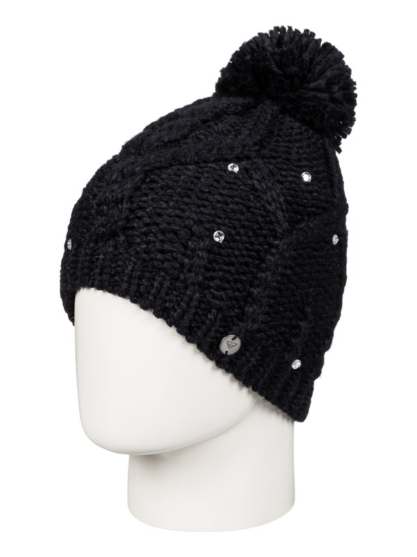 roxy, Shooting Star - Beanie for Women, TRUE BLACK (kvj0) 0 Shooting Star - Beanie for Women Black ERJHA03291 Roxy