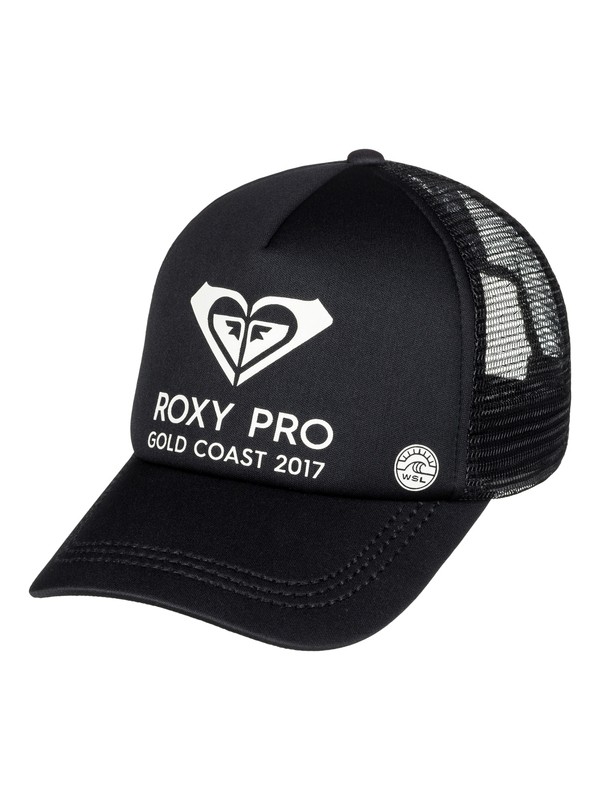 roxy, ROXY Pro Gold Coast Trucker Hat, ANTHRACITE (kvj0) 0 ROXY Pro Gold Coast Trucker Hat ERJHA03306 Roxy