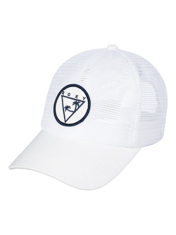 roxy, Your Baby Patch Trucker Hat, MARSHMELLOW (wbt0) 0 Your Baby Patch Trucker Hat White ERJHA03316 Roxy