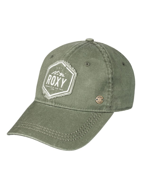 roxy, Dear Believer Baseball Hat, DUSTY OLIVE (gpb0) 0 Dear Believer Baseball Hat ERJHA03329 Roxy