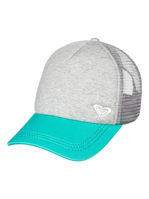 roxy, Colorblock Trucker Hat, HERITAGE HEATHER (sgrh) 0 Colorblock Trucker Hat ERJHA03364 Roxy