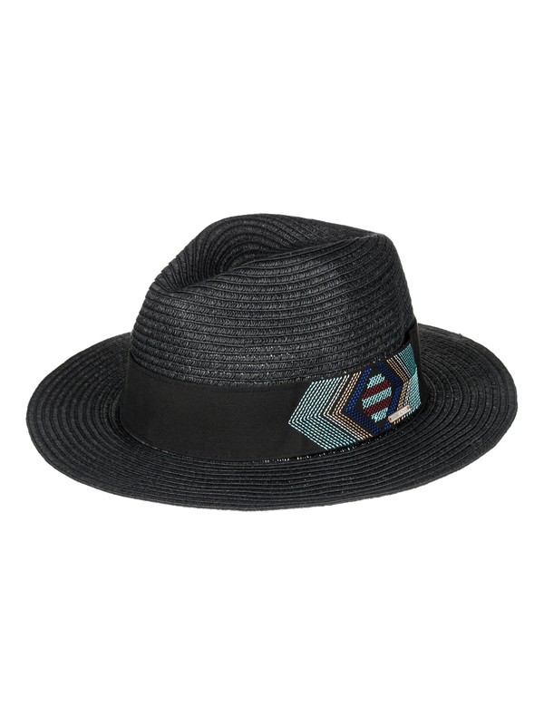 roxy, That Sunshine Straw Panama Hat, ANTHRACITE (kvj0) 0 That Sunshine Straw Panama Hat ERJHA03367 Roxy