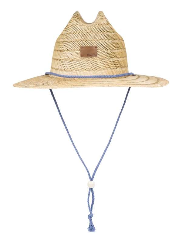 roxy, Pretty Smiles Straw Hat, DEEP COBALT (bre0) 0 Pretty Smiles Straw Hat ERJHA03378 Roxy