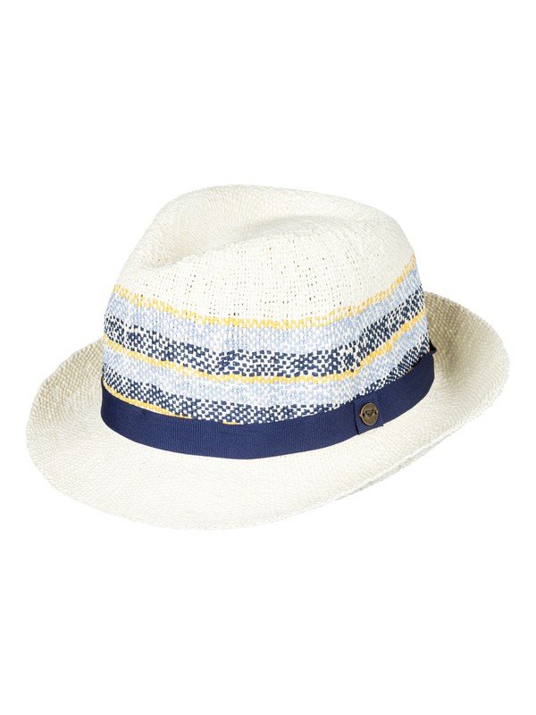 roxy, Sentimiento - Chapeau de paille style fedora pour Femme, NATURAL (yef0) 0 Sentimiento - Chapeau de paille style fedora pour Femme Jaune ERJHA03379 Roxy