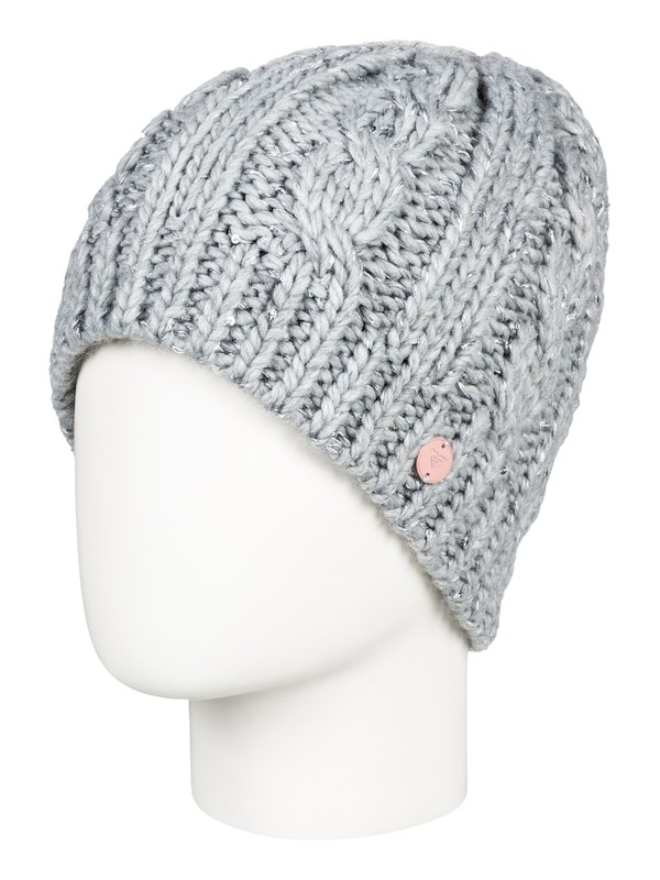 roxy, Glacialis Beanie, WARM HEATHER GREY (sjeh) 0 Glacialis Beanie Grey ERJHA03413 Roxy