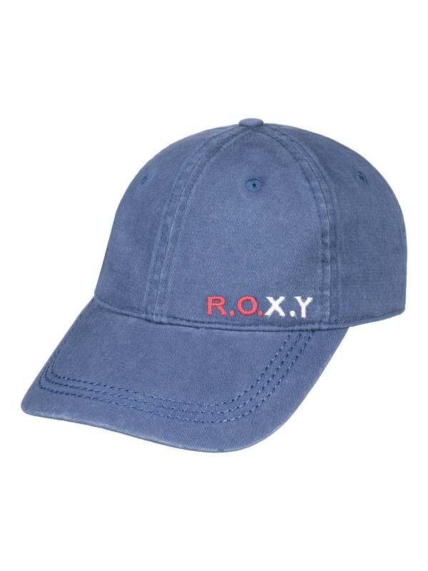 roxy, Dear Believer Baseball Hat, CROWN BLUE (bqy0) 0 Dear Believer Baseball Hat Blue ERJHA03436 Roxy