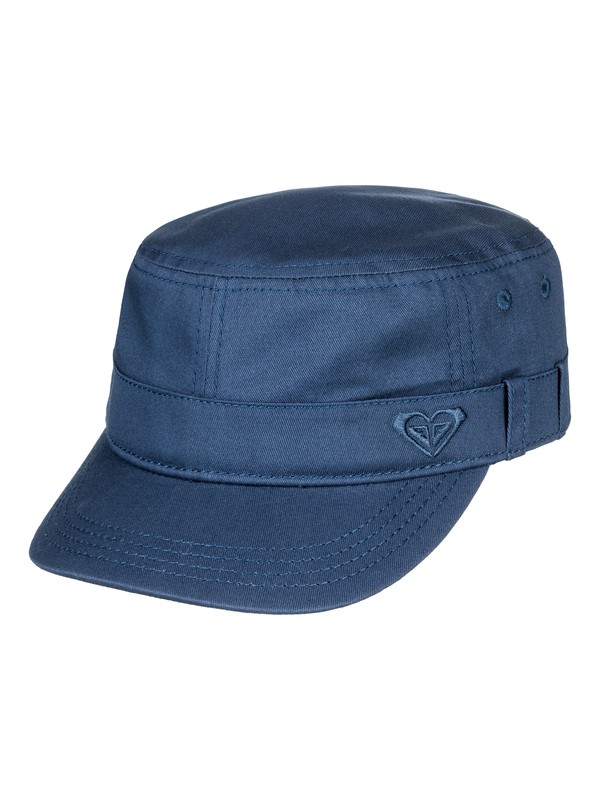 roxy, Military Cap, CROWN BLUE (bqy0) 0 Military Cap Blue ERJHA03442 Roxy