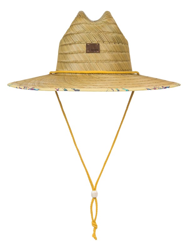 roxy, Sombrero de Paja de Salvavidas Estampado omboy, BUFF YELLOW SWIM STORMY FLOWER (ygf6) 0 Sombrero de Paja de Salvavidas Estampado omboy Amarillo ERJHA03448 Roxy