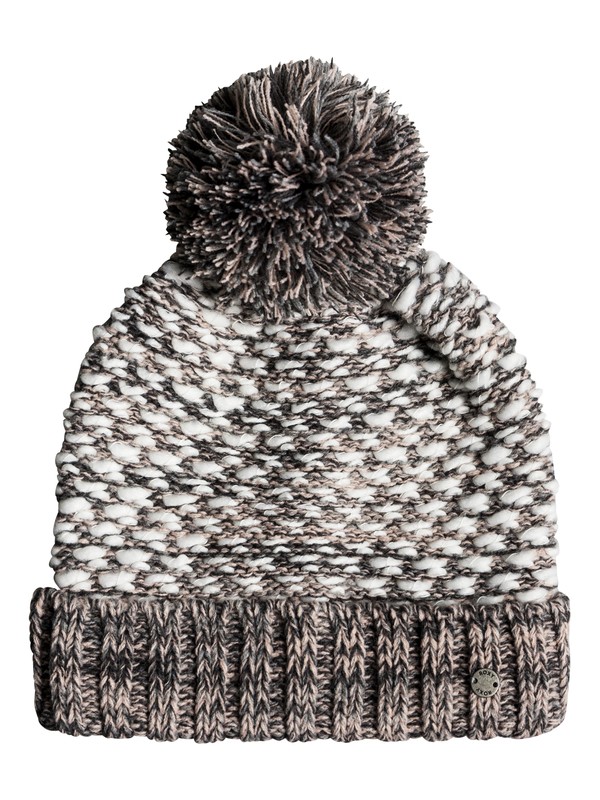 roxy, Corner Of The Fire Knitted Beanie, HERITAGE HEATHER (sgrh) 0 Corner Of The Fire Knitted Beanie Grey ERJHA03464 Roxy