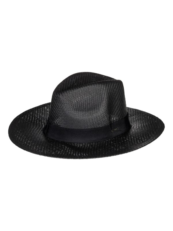 roxy, Here We Go Straw Sun Hat, TRUE BLACK (kvj0) 0 Here We Go Straw Sun Hat Black ERJHA03468 Roxy