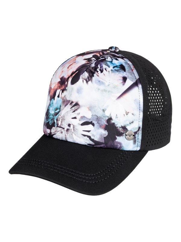 roxy, Waves Machines Trucker Hat, BACHELOR BUTTON WATER OF LOVE (bgz6) 0 Waves Machines Trucker Hat Blue ERJHA03479 Roxy