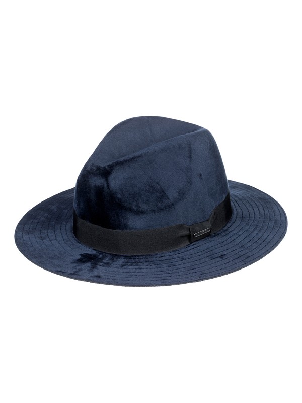 roxy, Kind Of Love Velvet Fedora, DRESS BLUES (btk0) 0 Kind Of Love Velvet Fedora ERJHA03499 Roxy