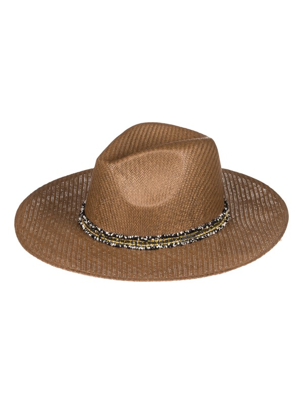 roxy, Here We Go Straw Sun Hat, BROWN (ctk0) 0 Here We Go Straw Sun Hat Brown ERJHA03526 Roxy