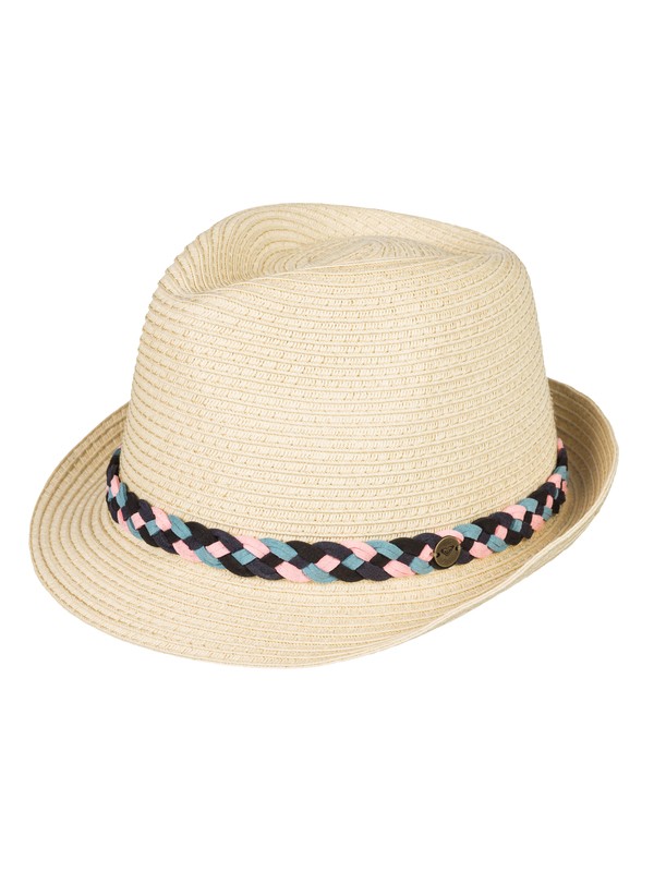 roxy, Sentimiento Straw Trilby Hat, NATURAL (yef0) 0 Sentimiento Straw Trilby Hat Yellow ERJHA03528 Roxy