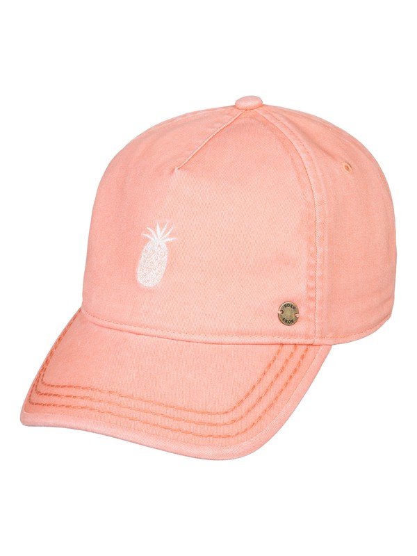 roxy, Next Level Baseball Hat, SALMON (mfg0) 0 Next Level Baseball Hat Pink ERJHA03542 Roxy