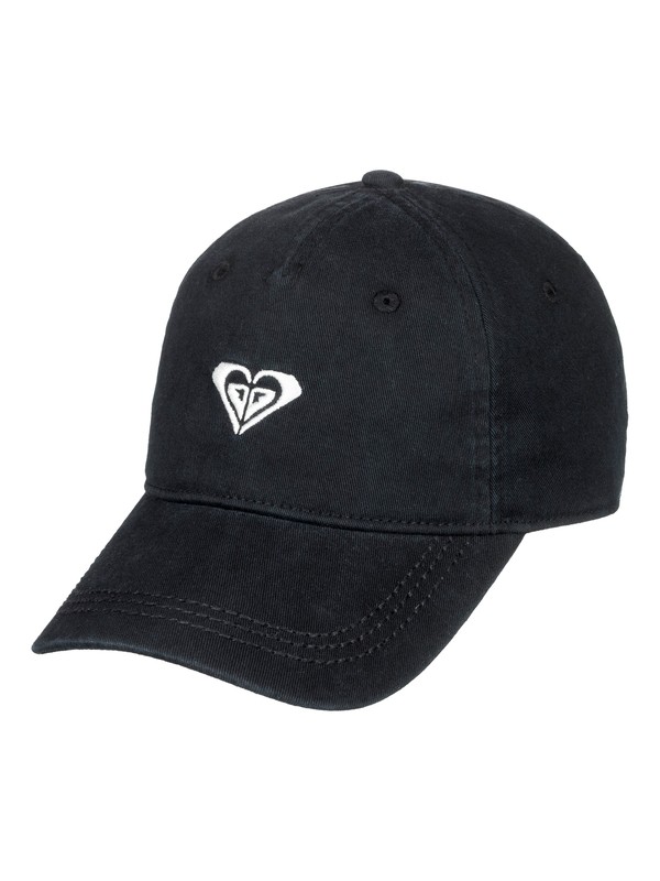 roxy, Dear Believer Baseball Hat, TRUE BLACK (kvj0) 0 Dear Believer Baseball Hat Black ERJHA03544 Roxy