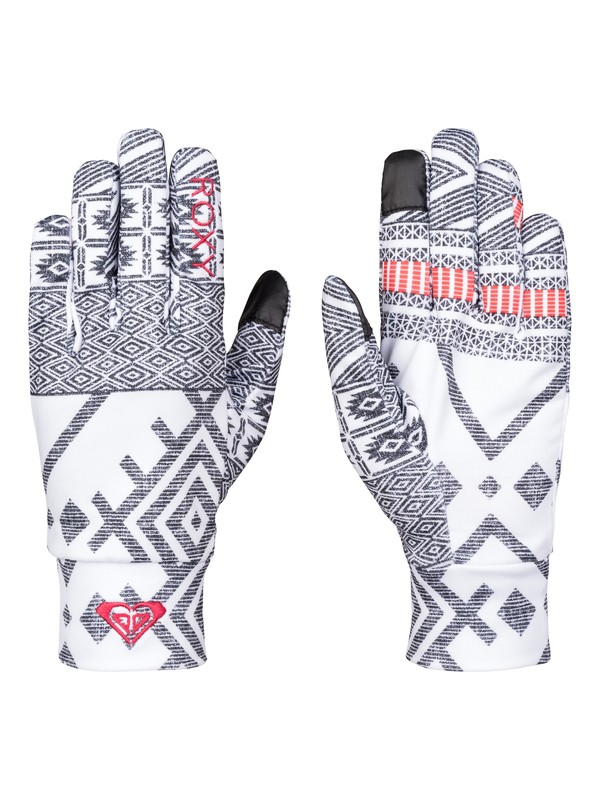 roxy, ROXY - Liner Snow Gloves, WINDY ROAD_TRUE BLACK (kvj6) 0 ROXY - Liner Snow Gloves ERJHN03036 Roxy