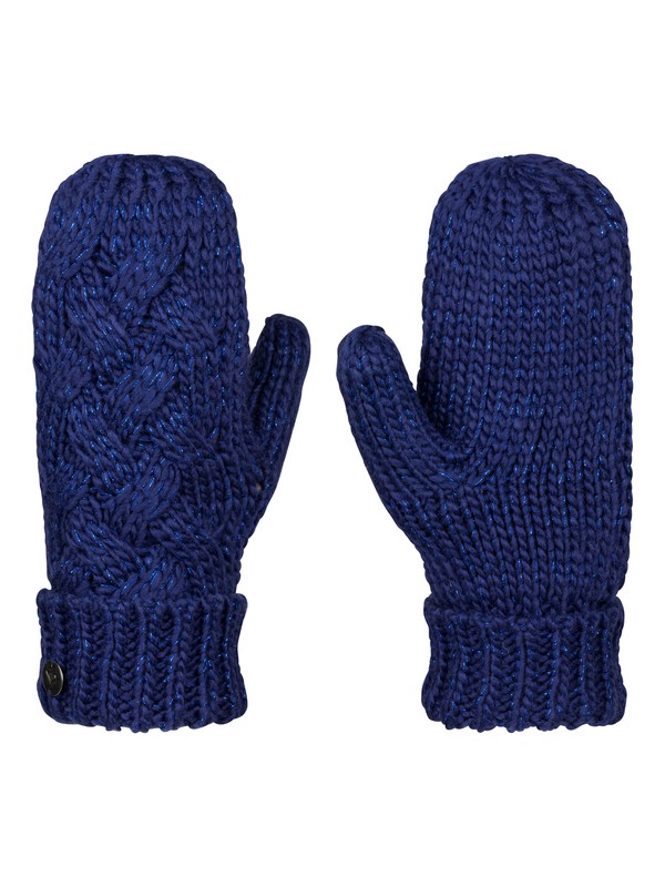 roxy, Love And Snow Snow Mittens, BLUE PRINT (bsq0) 0 Love And Snow Snow Mittens ERJHN03040 Roxy