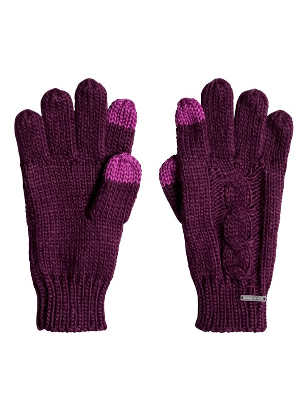 roxy, Winter Lov Touchscreen Gloves, POTENT PURPLE (pth0) 0 Winter Lov Touchscreen Gloves ERJHN03053 Roxy