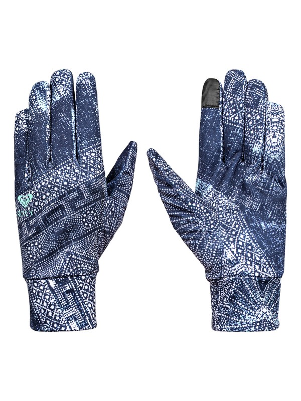 roxy, Liner - Liner Gloves for Women, PEACOAT_AVOYA (btn6) 0 Liner - Liner Gloves for Women Blue ERJHN03059 Roxy