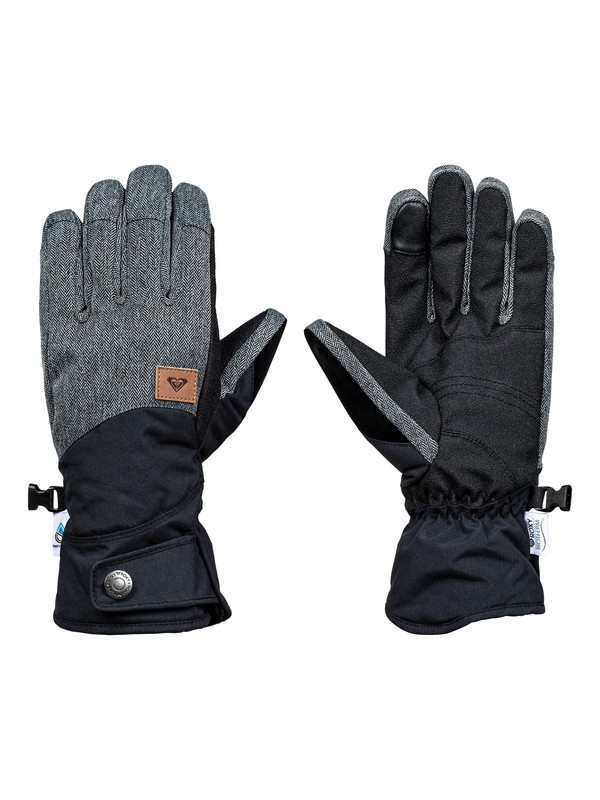 roxy, Vermont Snow Gloves, TRUE BLACK (kvj0) 0 Vermont Snow Gloves ERJHN03065 Roxy