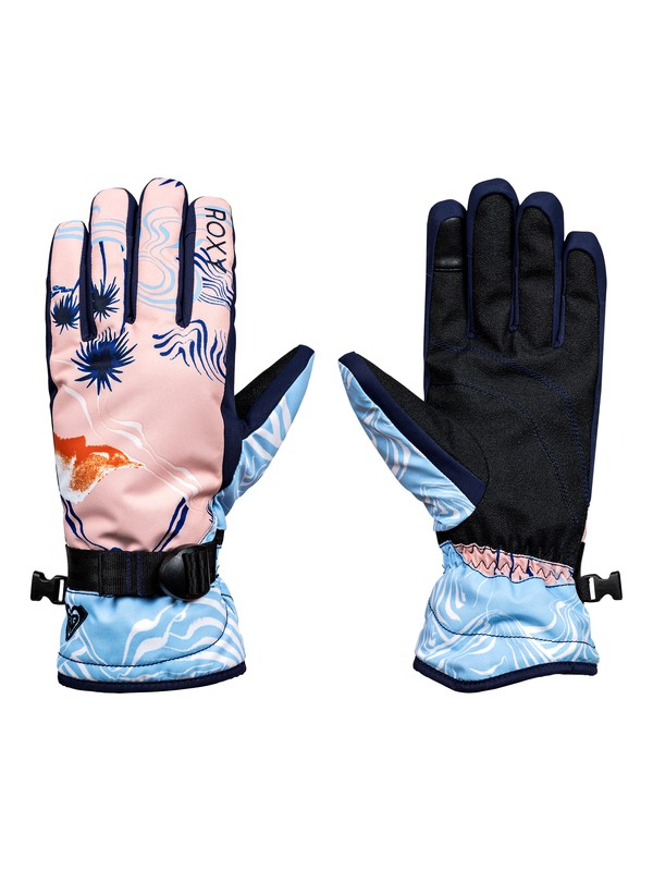 roxy, ROXY Jetty - Snowboard/Ski Gloves, MANDARIN ORANGE_POP SNOW CRYST (nlk6) 0 ROXY Jetty - Snowboard/Ski Gloves Orange ERJHN03068 Roxy
