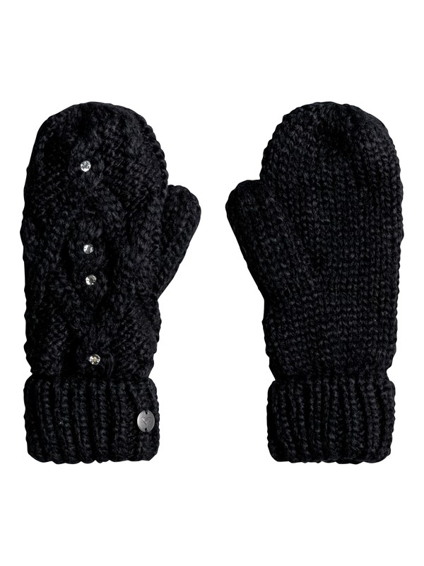roxy, Shooting Star - Mitaines en mailles, TRUE BLACK (kvj0) 0 Shooting Star - Mitaines en mailles Noir ERJHN03075 Roxy