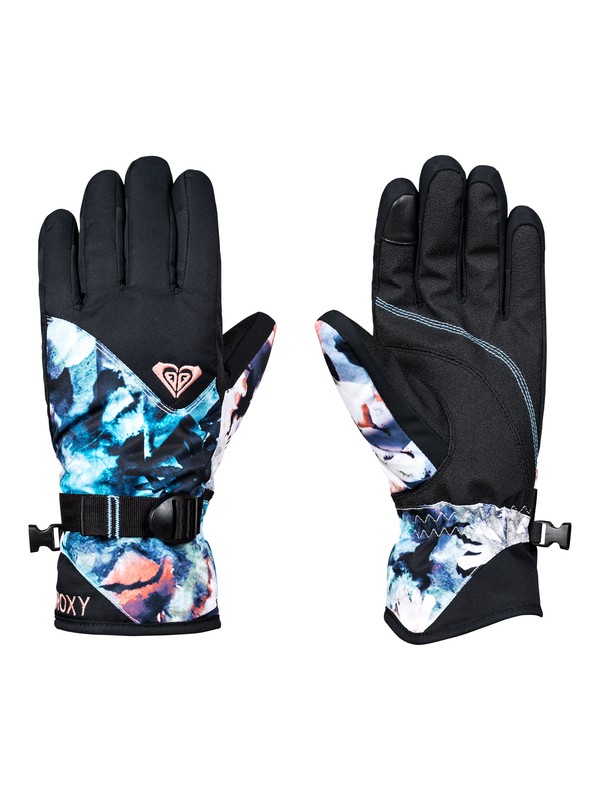 roxy, ROXY Jetty Ski/Snowboard Gloves, BACHELOR BUTTON_WATER OF LOVE (bgz1) 0 ROXY Jetty Ski/Snowboard Gloves Blue ERJHN03097 Roxy