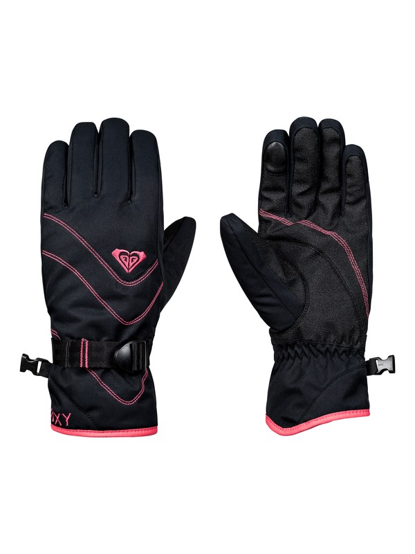 roxy, ROXY Jetty Ski/Snowboard Gloves, TRUE BLACK (kvj0) 0 ROXY Jetty Ski/Snowboard Gloves ERJHN03098 Roxy