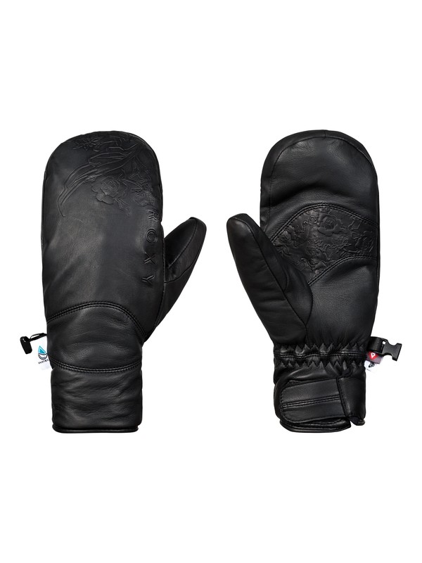 roxy, Torah Bright Abyss - Ski/Snowboard Mittens, TRUE BLACK (kvj0) 0 Torah Bright Abyss - Ski/Snowboard Mittens Black ERJHN03100 Roxy