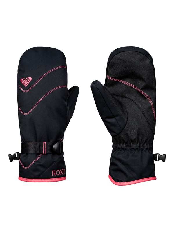 roxy, ROXY Jetty Ski/Snowboard Mittens, TRUE BLACK (kvj0) 0 ROXY Jetty Ski/Snowboard Mittens Black ERJHN03104 Roxy