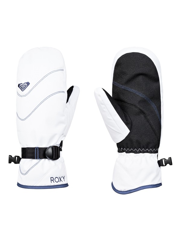 roxy, ROXY Jetty - Ski/Snowboard Mittens for Women, BRIGHT WHITE (wbb0) 0 ROXY Jetty - Ski/Snowboard Mittens for Women White ERJHN03104 Roxy
