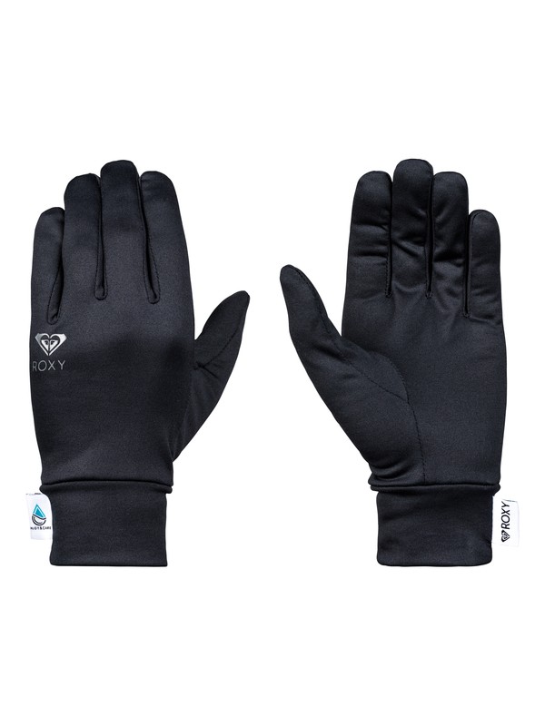 roxy, E&C Liner Gloves, TRUE BLACK (kvj0) 0 E&C Liner Gloves Black ERJHN03106 Roxy