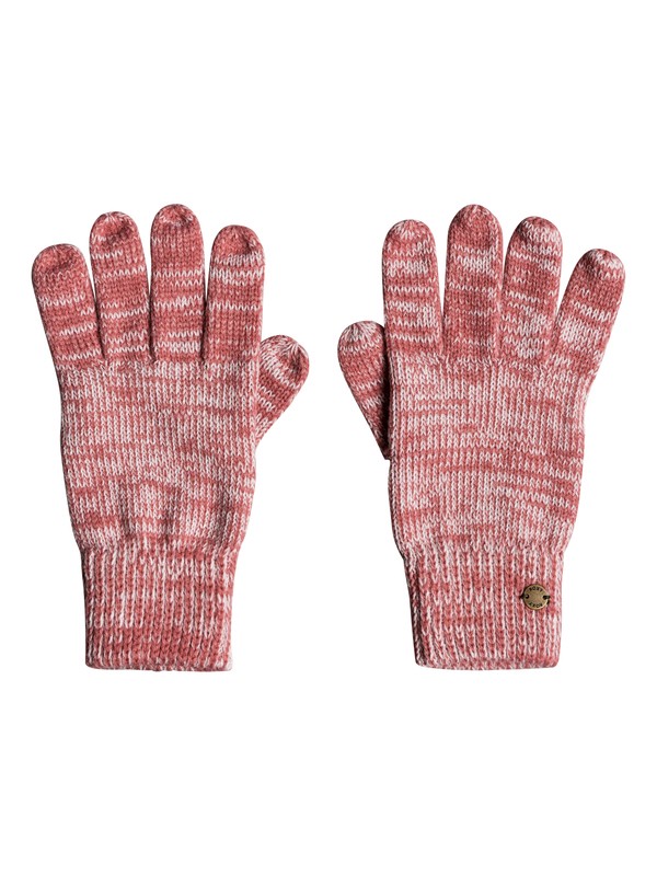 roxy, Let It Snow - Knitted Gloves for Women, WITHERED ROSE (mmg0) 0 Let It Snow - Knitted Gloves for Women Pink ERJHN03120 Roxy