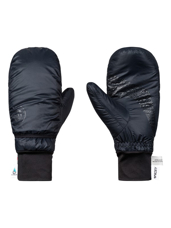roxy, ROXY Packable Snowboard/Ski Mittens, TRUE BLACK (kvj0) 0 ROXY Packable Snowboard/Ski Mittens Black ERJHN03121 Roxy