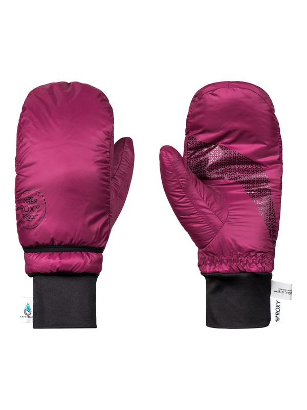 roxy, ROXY Packable Snowboard/Ski Mittens, BEET RED (rrv0) 0 ROXY Packable Snowboard/Ski Mittens Red ERJHN03121 Roxy