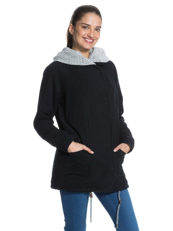 roxy, Wind Waves Trench Jacket, TRUE BLACK (kvj0) 0 Wind Waves Trench Jacket ERJJK03035 Roxy
