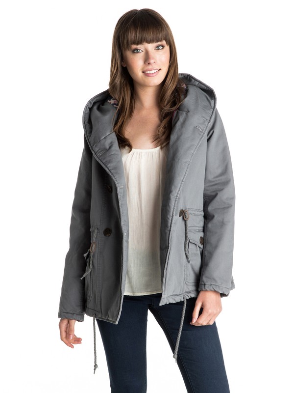 roxy, Indo Days Parka Jacket, CASTLEROCK (kpv0) 0 Indo Days Parka Jacket ERJJK03077 Roxy
