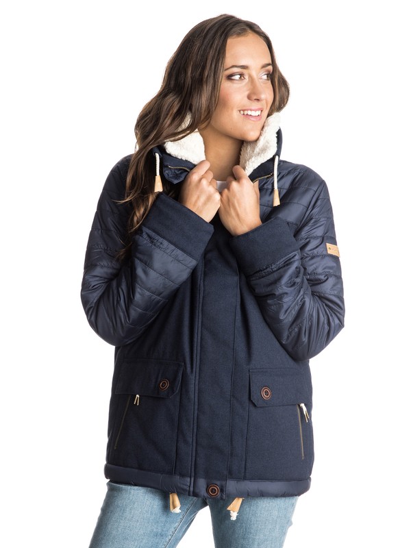roxy, Jasmin Jacket, PEACOAT (btn0) 0 Jasmin Jacket ERJJK03084 Roxy