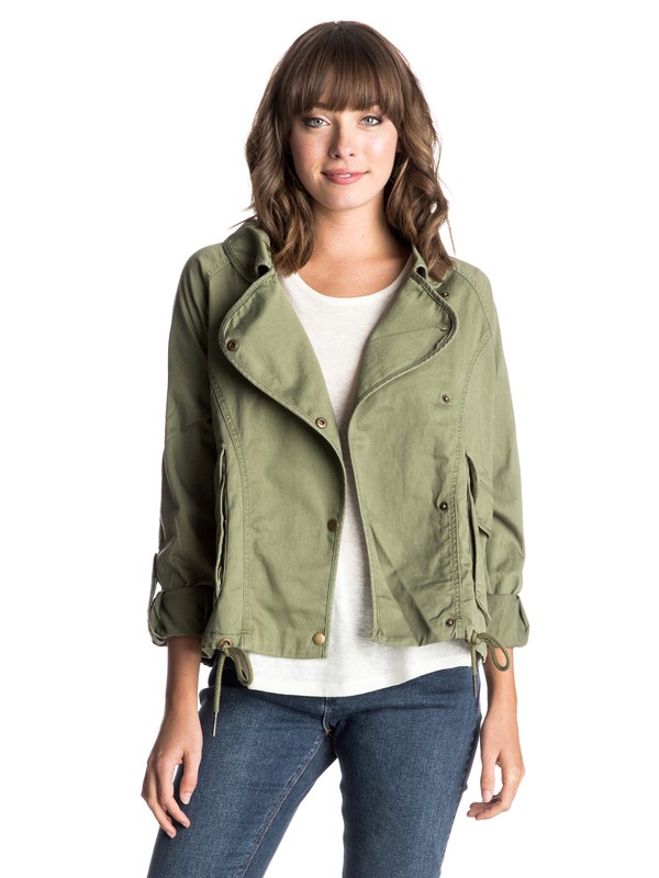 roxy, Watch The Sunset Parka Jacket, OLIVINE (gnr0) 0 Watch The Sunset Parka Jacket ERJJK03099 Roxy
