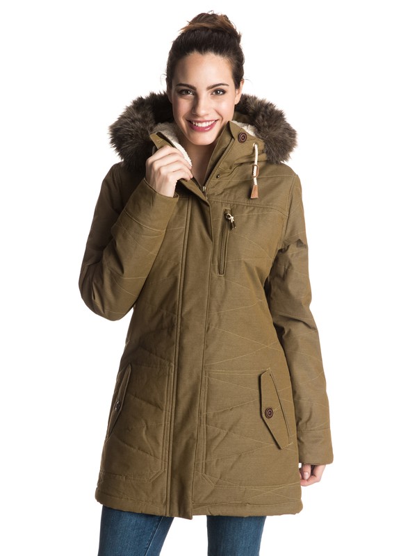 Tara - Quilted Technical Parka ERJJK03122 0 Tara Parka ERJJK03122 Roxy