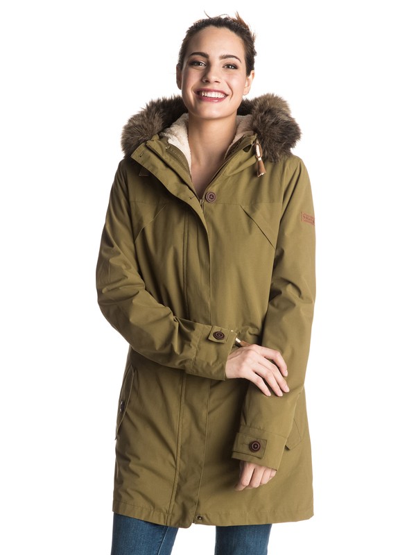 roxy, Amy - 3-in-1 Insulator Coat, MILITARY OLIVE (cqw0) 0 Amy - 3-in-1 Insulator Coat ERJJK03127 Roxy