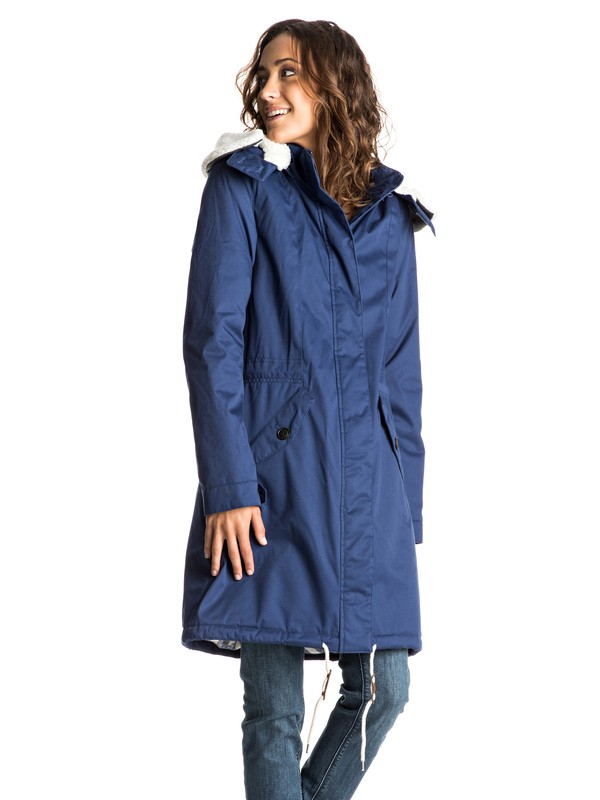 roxy, Lucie In The Sky - Long Parka, BLUE PRINT (bsq0) 0 Lucie In The Sky - Long Parka ERJJK03130 Roxy