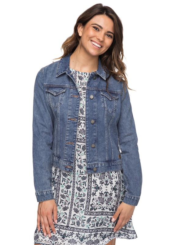 PRETTY BUOY ERJJK03214 0 Pretty Buoy Denim Jacket ERJJK03214 Roxy