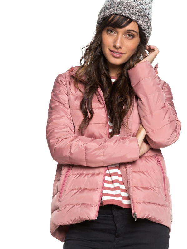 roxy, Rock Peak - Veste matelassée déperlante pour Femme, WITHERED ROSE (mmg0) 0 Rock Peak - Veste matelassée déperlante pour Femme Rose ERJJK03250 Roxy