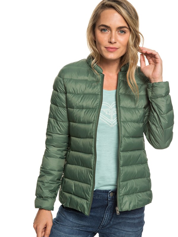 roxy, Endless Dreaming - Veste chaude légère et souple pour Femme, DUCK GREEN (gpl0) 0 Endless Dreaming - Veste chaude légère et souple pour Femme Vert ERJJK03252 Roxy