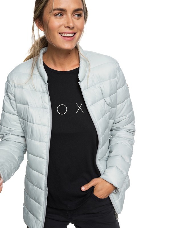 roxy, Endless Dreaming Packable Lightweight Puffer Jacket, HIGHRISE (sgr0) 0 Endless Dreaming Packable Lightweight Puffer Jacket Grey ERJJK03252 Roxy