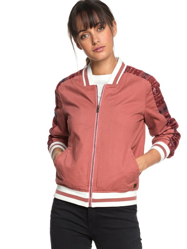 roxy, Free And Wild - Bomber da Donna, WITHERED ROSE (mmg0) 0 Free And Wild - Bomber da Donna Pink ERJJK03261 Roxy