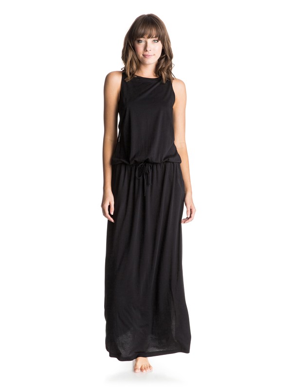 roxy, California Promises Maxi Dress, TRUE BLACK (kvj0) 0 California Promises Maxi Dress ERJKD03036 Roxy