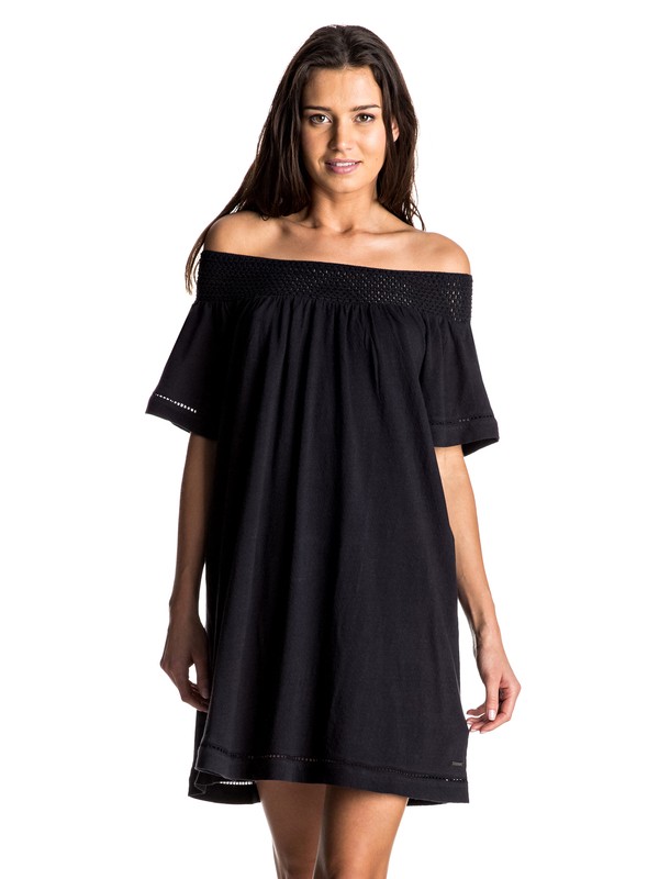 Moonlight Shadows - T-Shirt Dress ERJKD03095 0 Vestido Cold Shoulder Moonlight Shadows ERJKD03095 Roxy